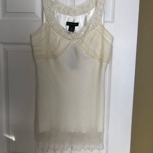 Beautiful Crochet Neckline Top